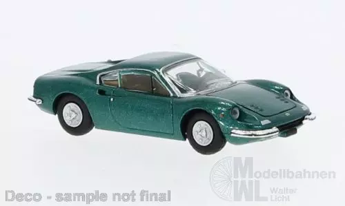 PCX-Models 870635 - Ferrari Dino 246 GT metallic grün 1969  H0 1:87