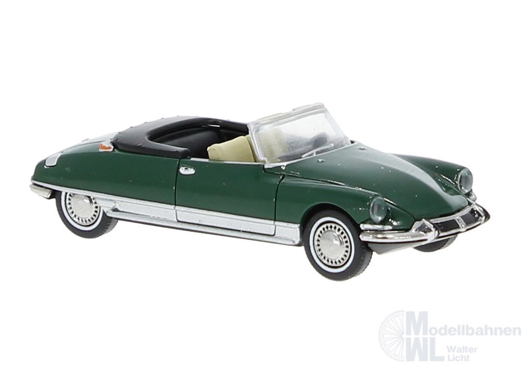 Brekina 14228 - Citroen DS Cabrio dunkelgrün H0 1:87