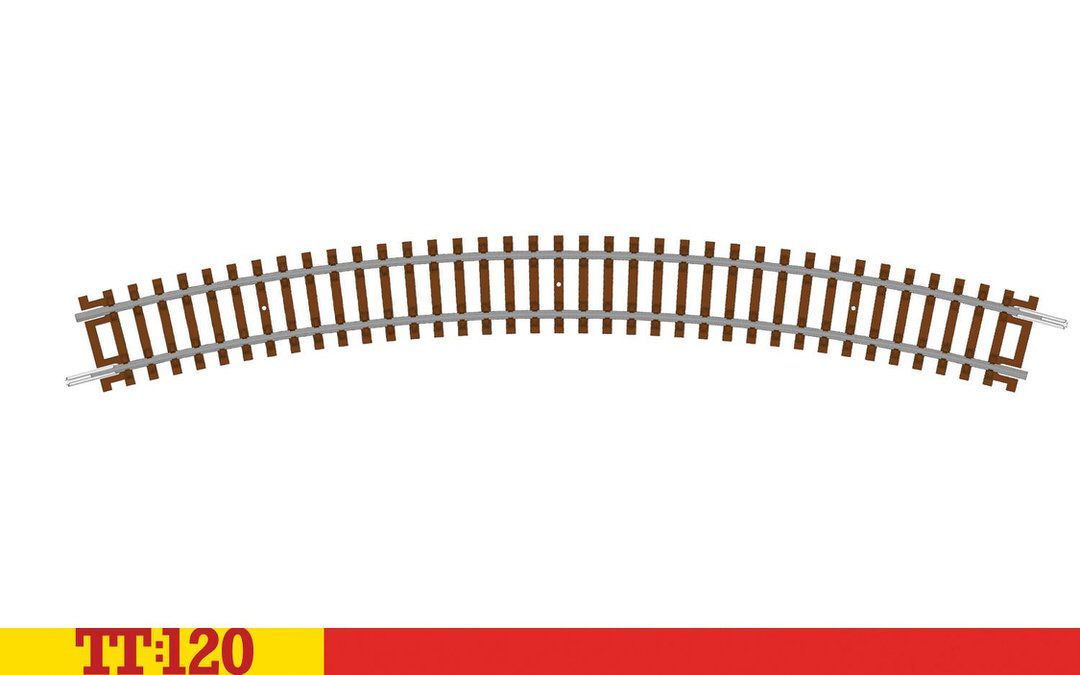 HORNBY TT TT8006 - Gleis gebogen Radius 4 / Curve - 4th Radius TT 1:120