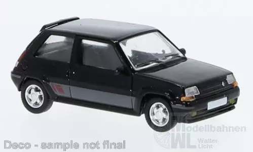 PCX-Models 870298 - Renault 5 GT Turbo schwarz 1987  H0 1:87