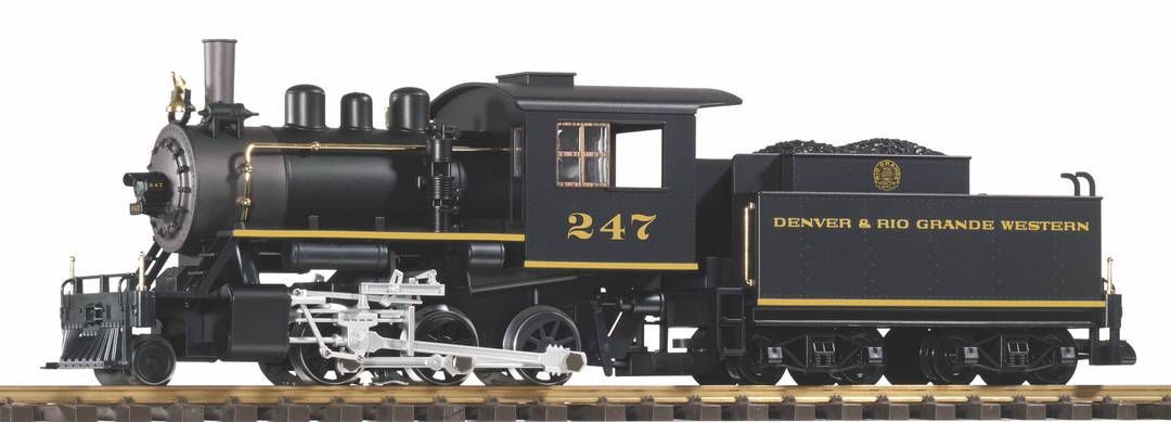 Piko 38239 - Dampflok Mogul mit Tender D6RGW Spur G 1:22,5 Sound/Rauch