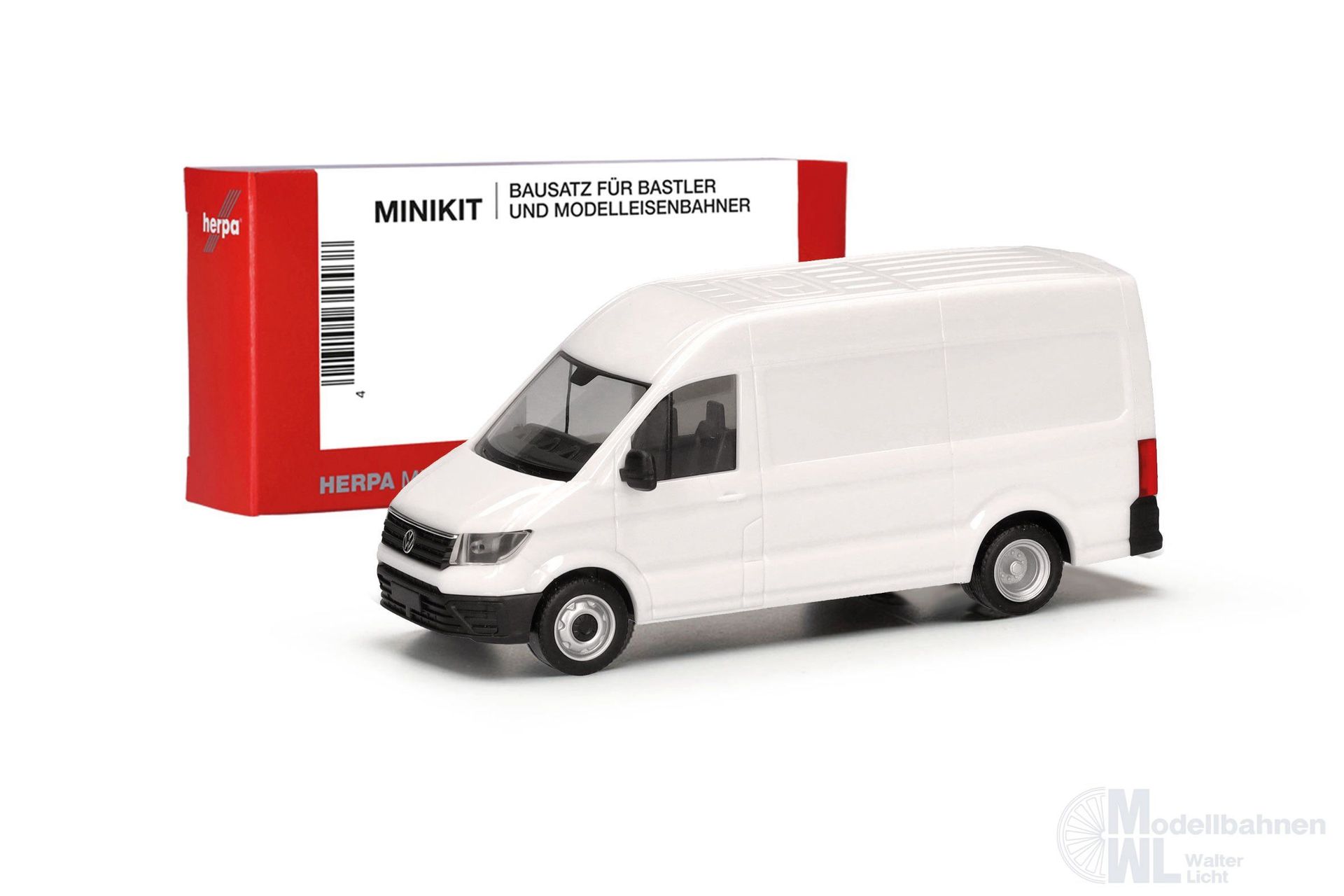 Herpa 014038 - MiKi VW Crafter Kasten HD weiß H0 1:87