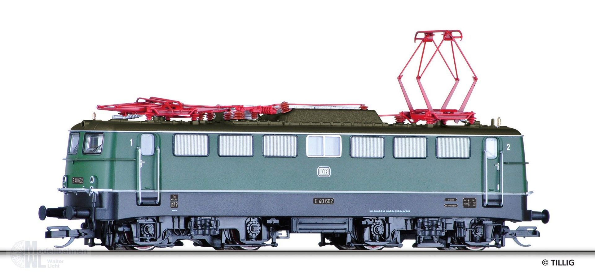 Tillig 04389 - E-Lok E 40 DB Ep.III TT 1:120