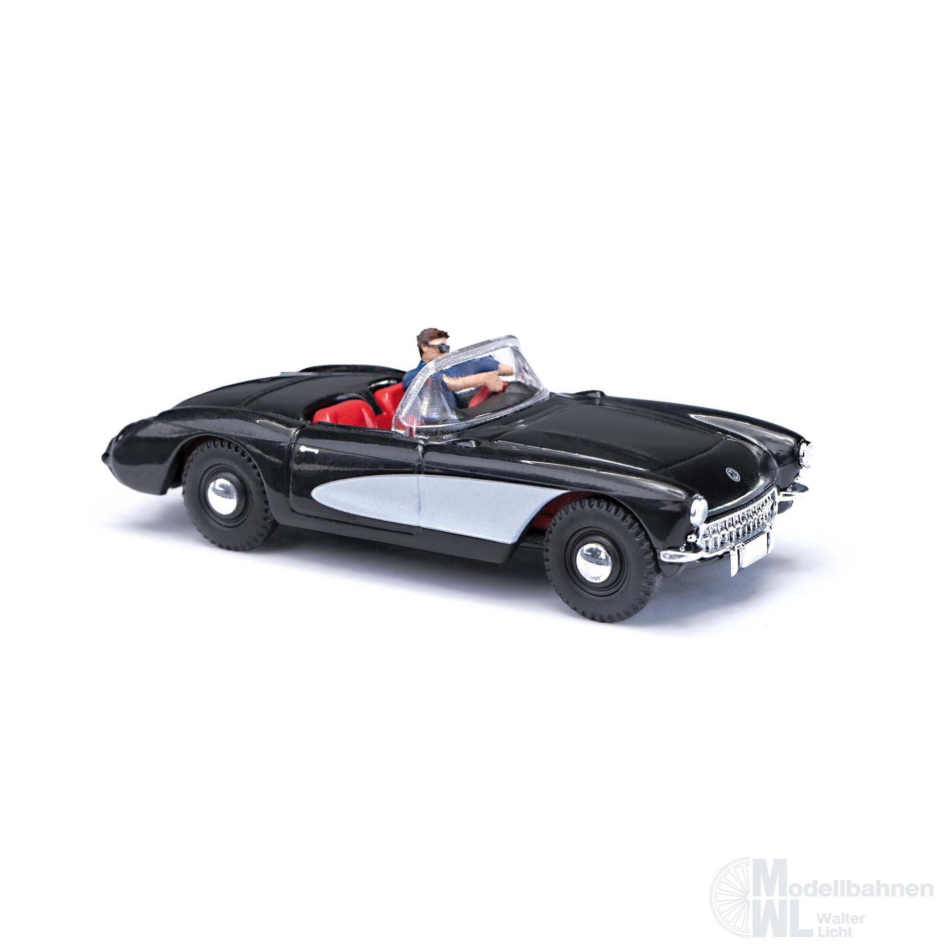 Busch 45435 - Chevrolet Corvette mit Figur H0 1:87