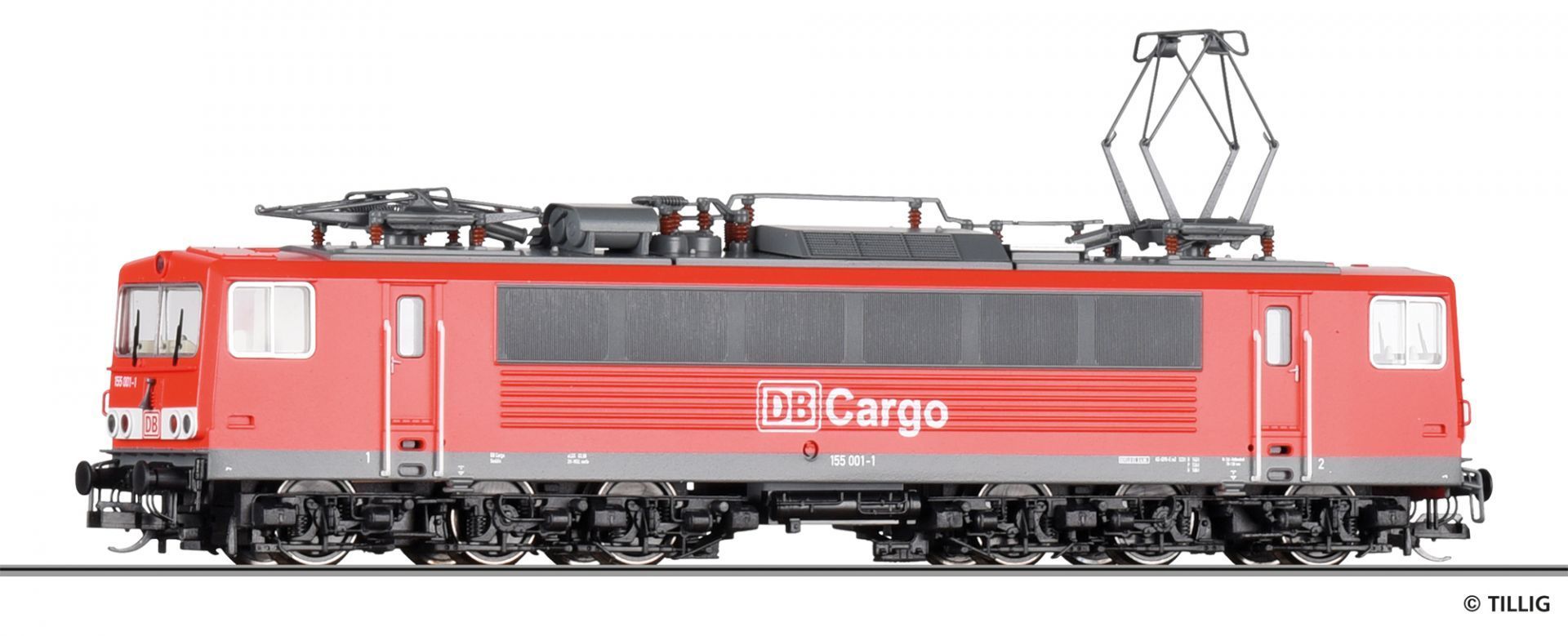 Tillig 04330 - E-Lok BR 155 001-1 DB Cargo Ep.V TT 1:120