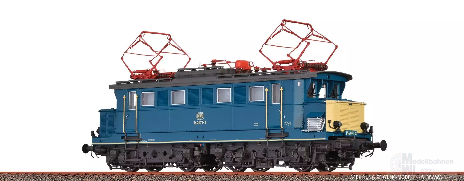 Brawa 63114 - E-Lok BR 144 DB Ep.IV N 1:160 Basic+