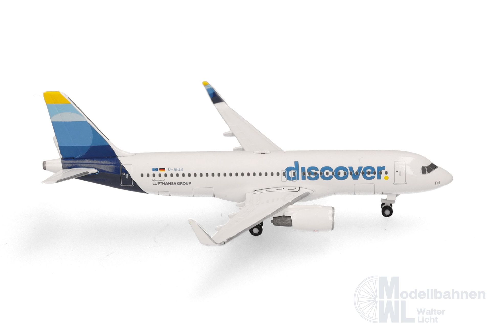 Herpa 537933 - Airbus A320 Discover 1:500