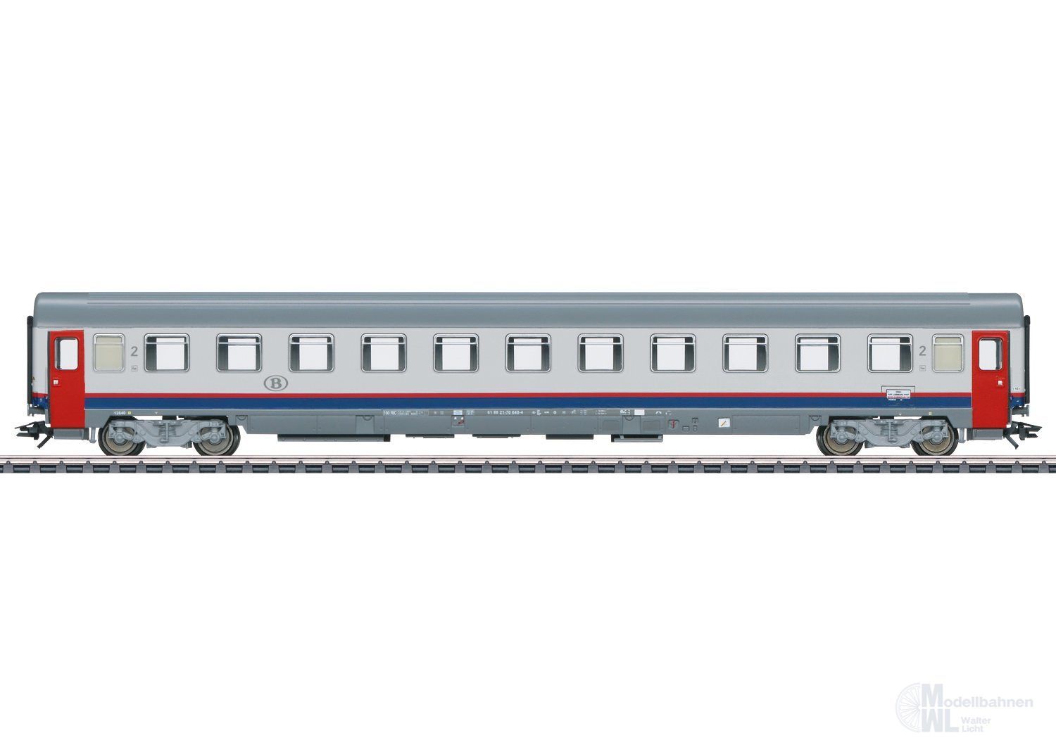 Märklin 43524 - Schnellzugwagen SNCB Ep.V BI6 2.Kl. H0/WS