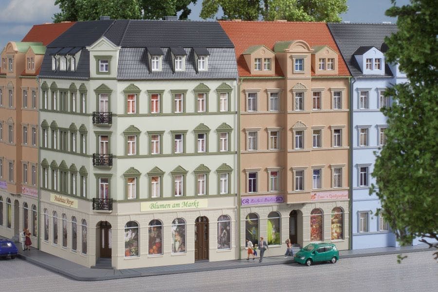 Auhagen 14478 - Eckhaus Ringstraße 1 N 1:160