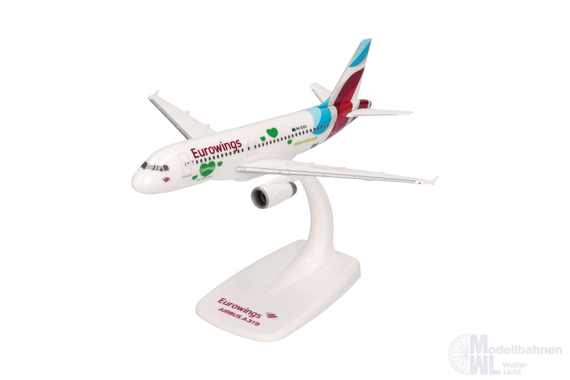 Herpa 614375 - Airbus A319 Eurowings Steiermark 1:200