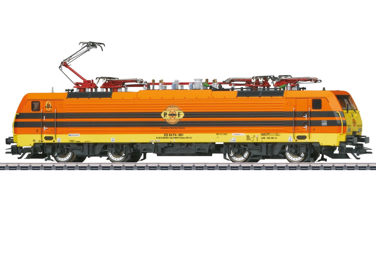 Märklin 39867 - E-Lok BR 189 MRCE Ep.VI RRF H0/WS Sound