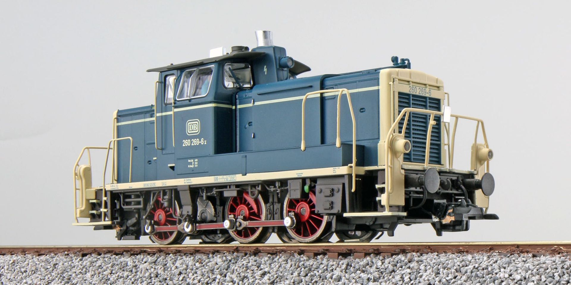 ESU 31411 - Diesellok BR 260 269 DB Ep.IV ozeanblau-beige H0/GS/WS