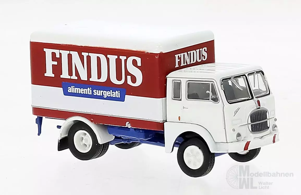 Brekina 58612 - Fiat 642 Koffer Findus H0 1:87