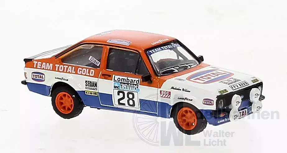 Brekina 19588 - Ford RS 1800 28 von Malcolm Wilson RAC ´79 für Set H0 1:87