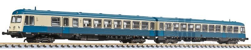 Liliput 163217 - Triebwagen BR 628 008-5/628 018-4 DB Ep.IV ozeanblau N 1:160