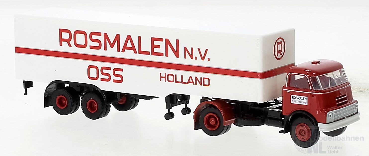 Brekina 85233 - DAF Do 2000 Koffer-Sattelzug Rosmalen H0 1:87