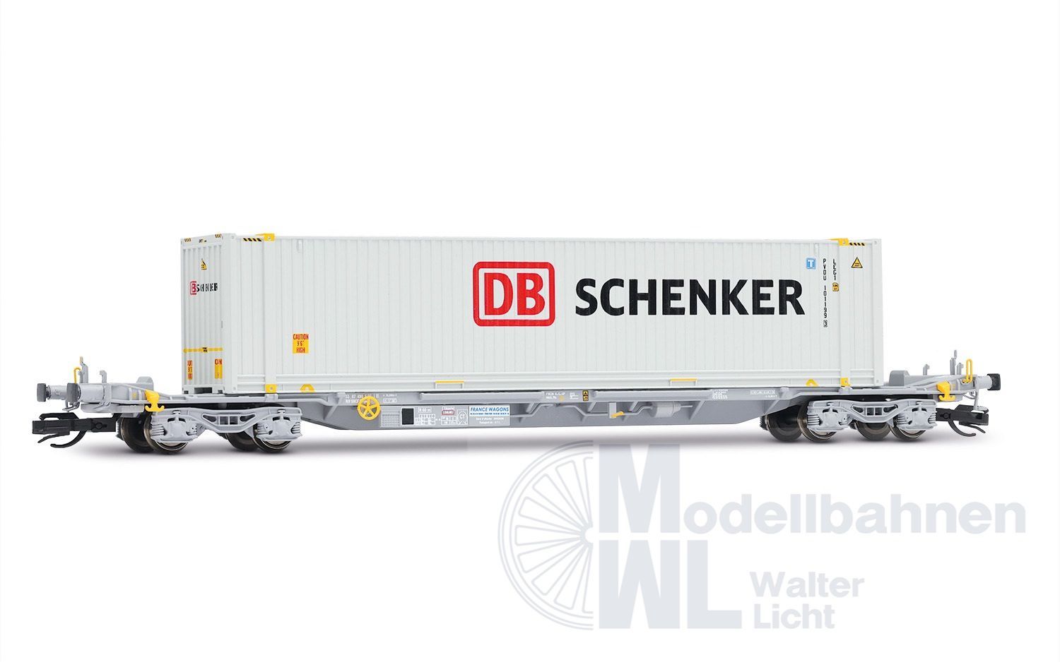 Arnold 9761 - Containertragwagen DB Schenker Ep.VI TT 1:120