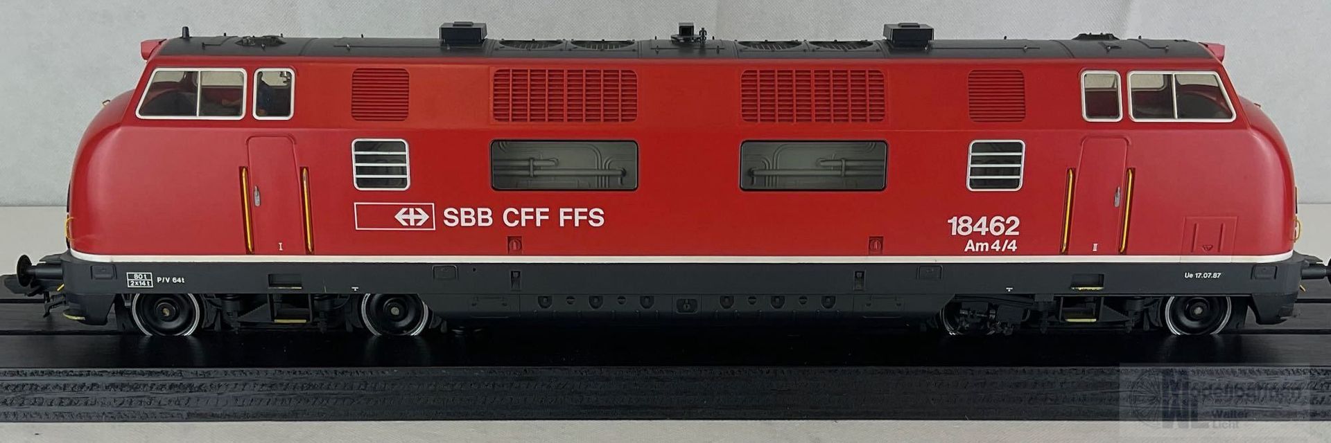 GEBRAUCHTWARE 55801 - MÄRKLIN - Diesellok AM 4/4 SBB Ep.IV 18462 rot Spur 1 