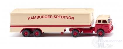 Wiking 051329 - Koffersattelzug MAN Pausbacke Hamburger Spedition H0 1:87