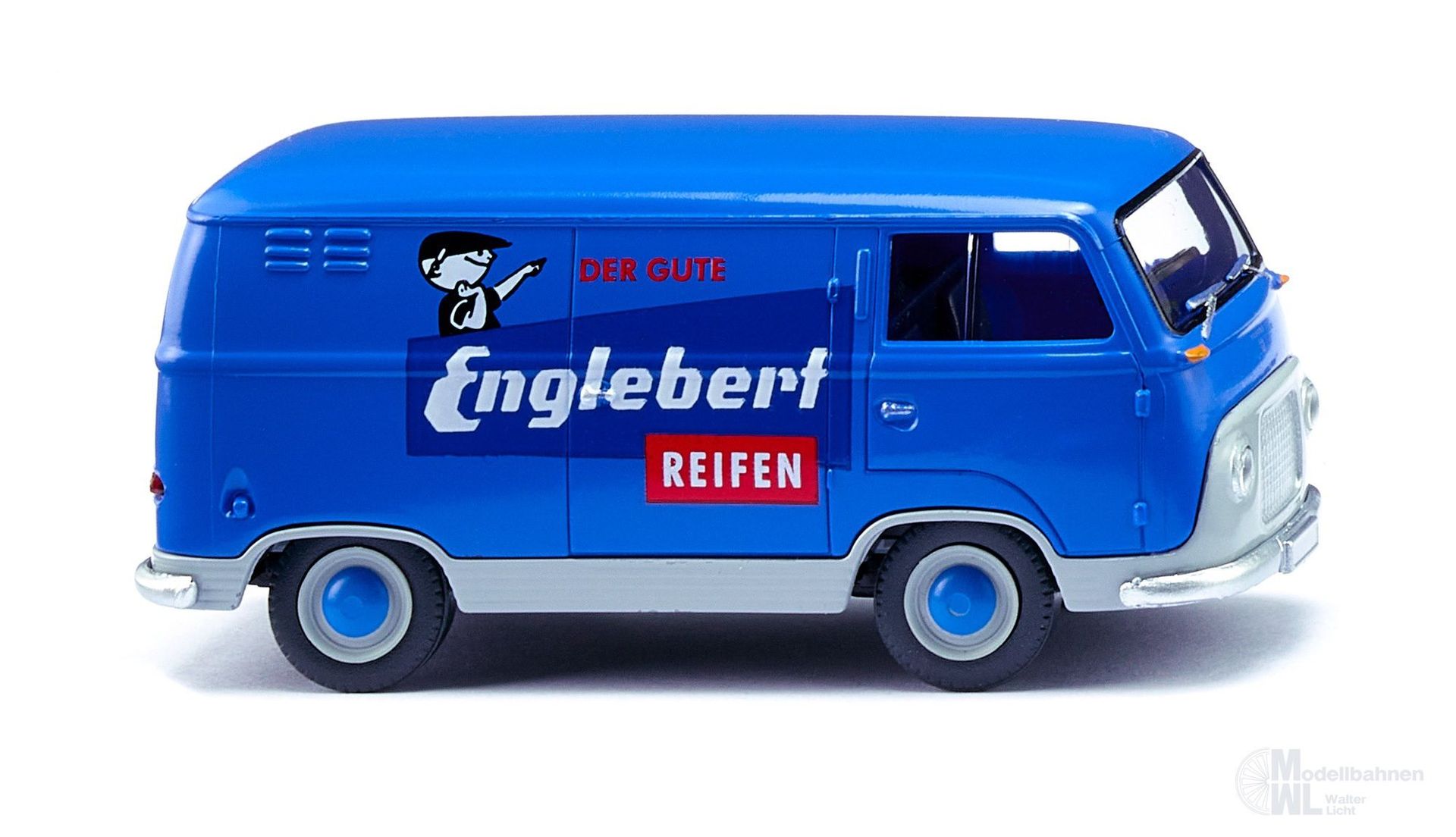 Wiking 028904 - Ford FK 1000 Kastenwagen Englebert Reifen H0 1:87