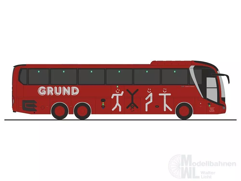 Rietze 74864 - MAN Lion´s Coach L´17 Omnibus Grund, Lehrte H0 1:87