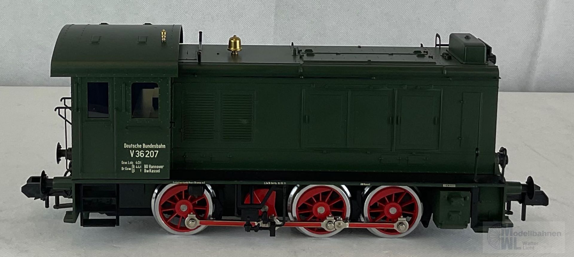 GEBRAUCHTWARE 55302 - MÄRKLIN - Diesellok V36 207 DB Ep.III grün Spur 1 Telex