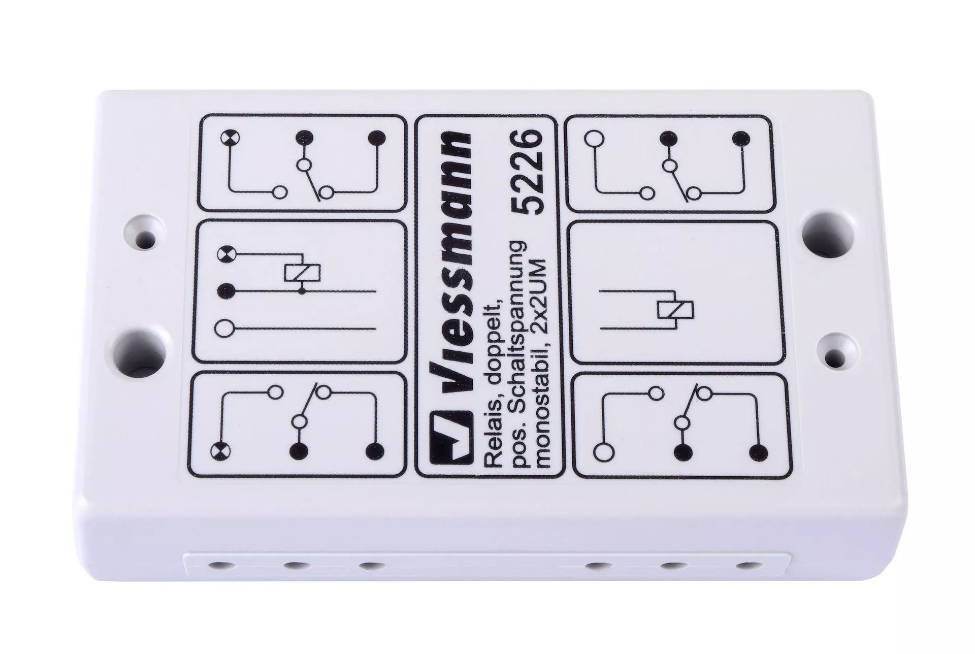 Viessmann 5226 - Relais monostabil 2 x 2 UM positiver Schaltimpuls