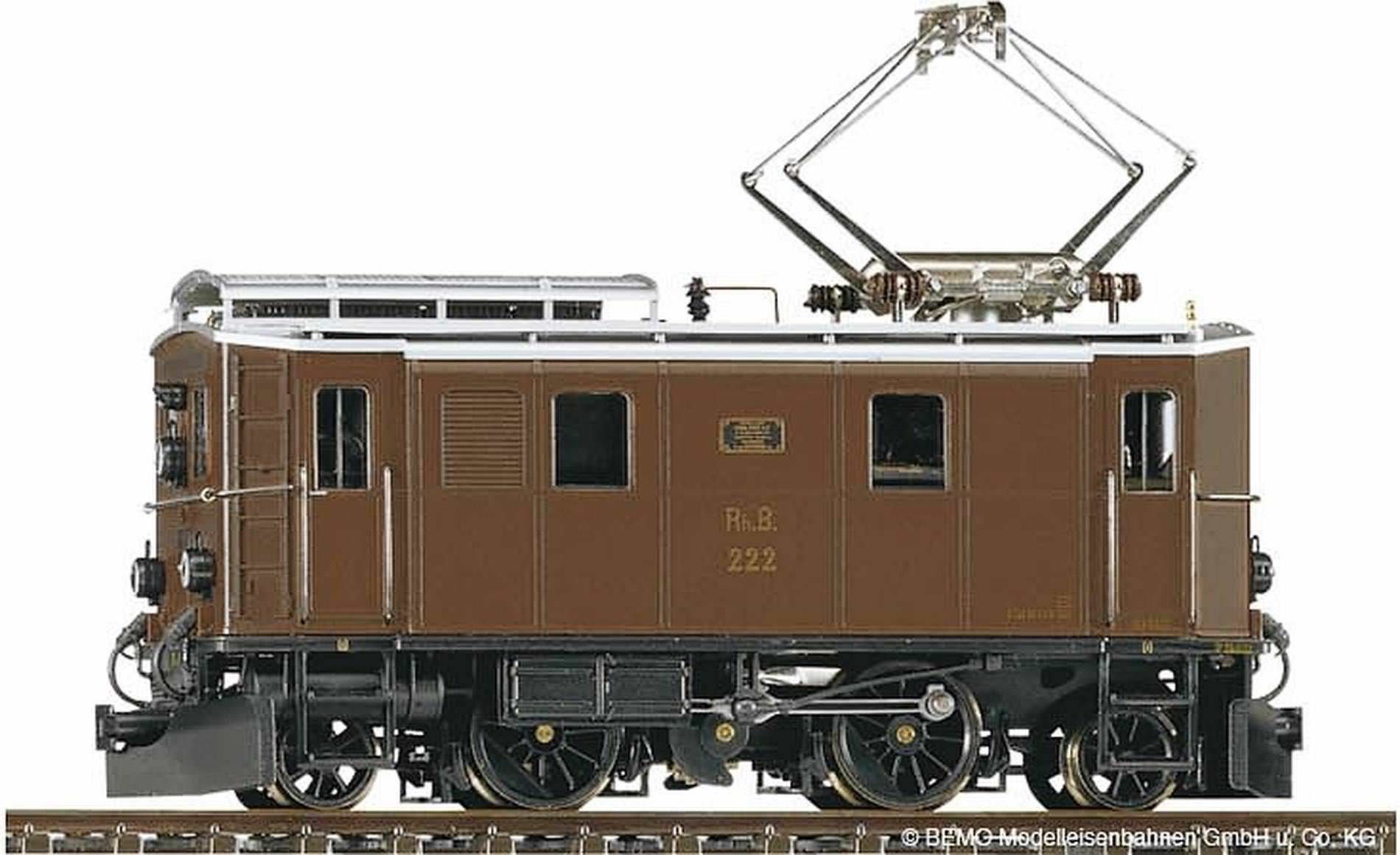 Bemo 1256132 - E-Lok Ge 2/4 222 RhB Ep.II-V H0m