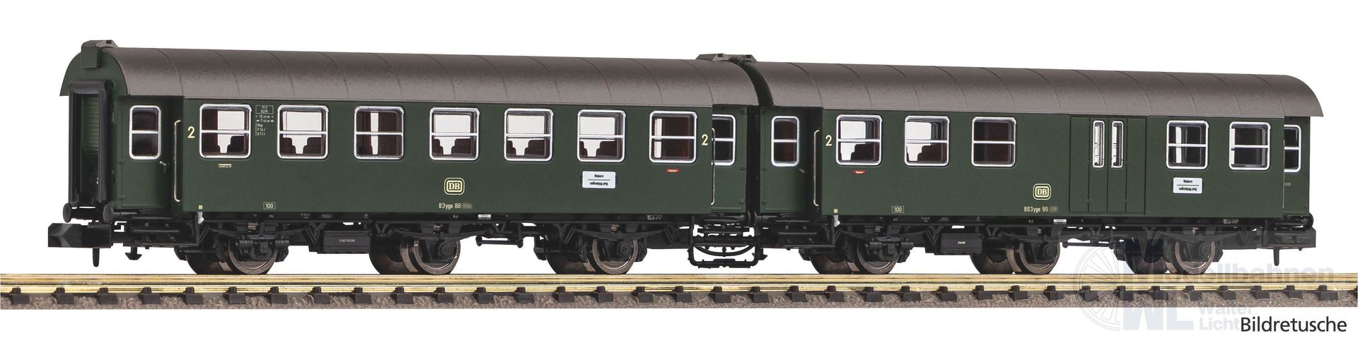 Piko 40765 - Umbauwagen-Paar DB Ep.IV B3yg + BD3yg N 1:160