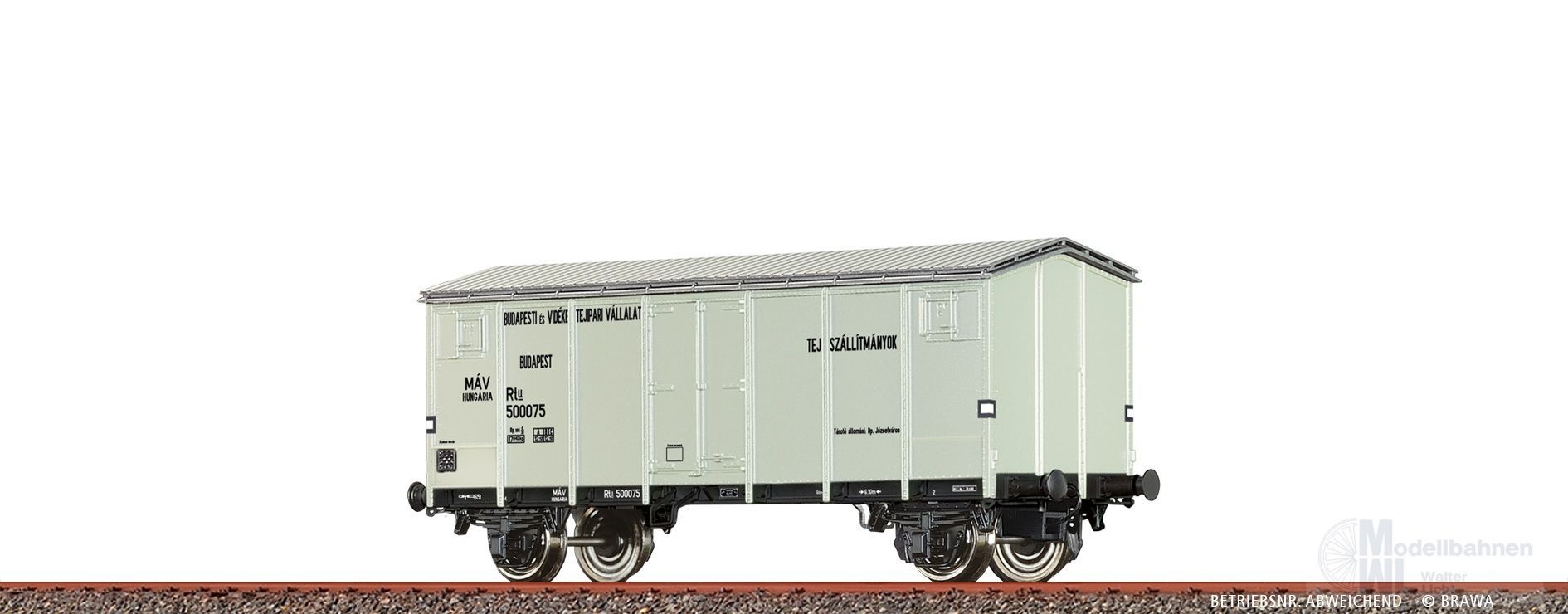 Brawa 48567 - Güterwagen Rtu MAV Ep.III H0/GL