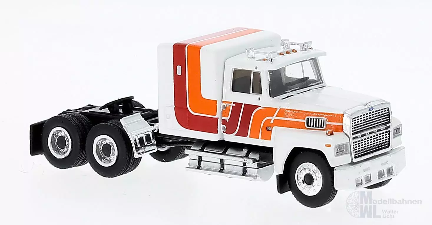 Brekina 85876 - Ford LTL 9000 weiß/orange H0 1:87