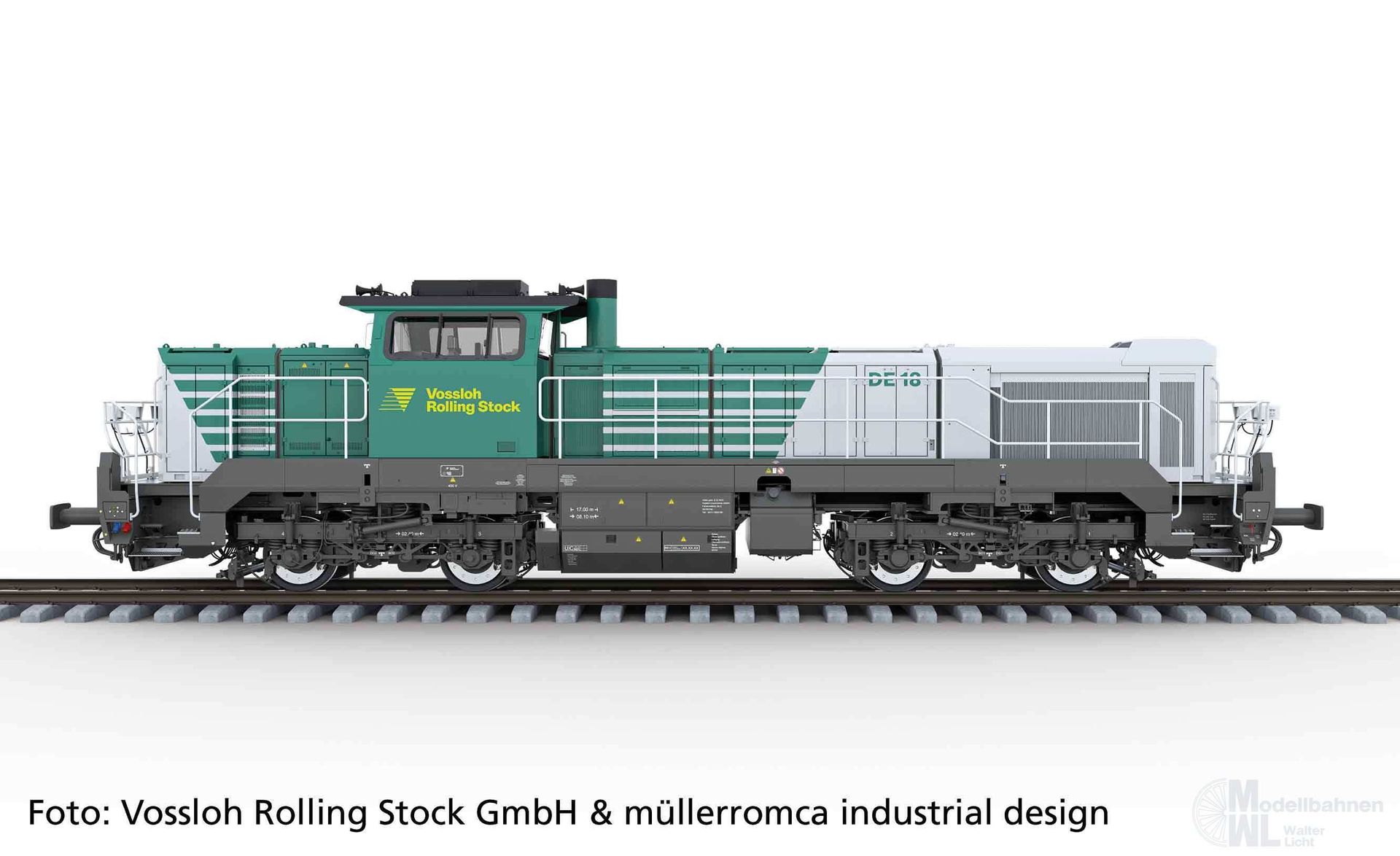 Piko 52360 - Diesellok DE 18 Vossloh Rolling Stock GmbH Ep.VI H0/GL