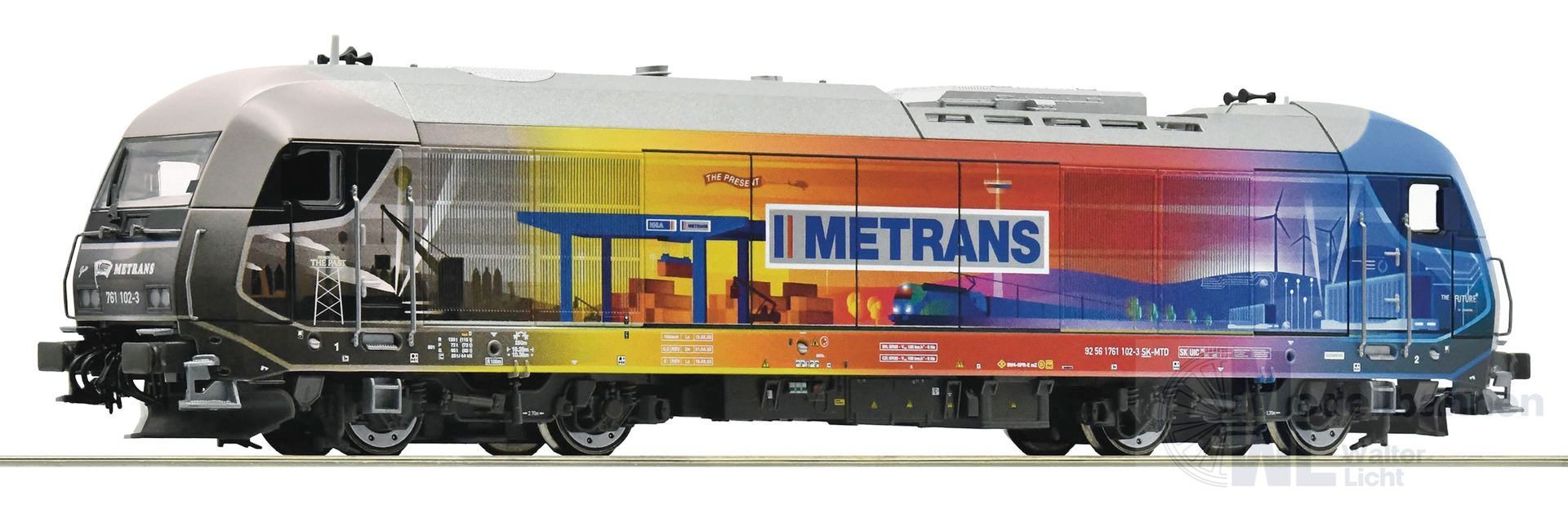 Roco 7300049 - Diesellok BR 761 102-3 Metrans Ep.VI H0/GL