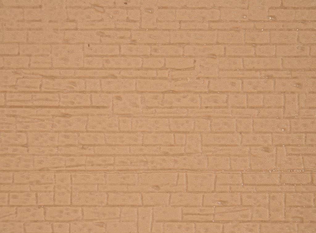 Kibri 34119 - Mauerplatte mit Abdecksteinen groß L 20 x B 12 cm H0 1:87