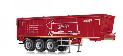 Wiking 077657 - Krampe Rollbandwagen rot 1:32