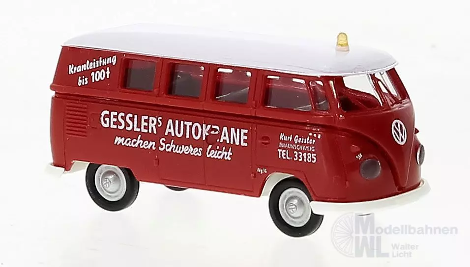 Brekina 31622 - VW T1b Kombi Gesslers Autokrane H0 1:87