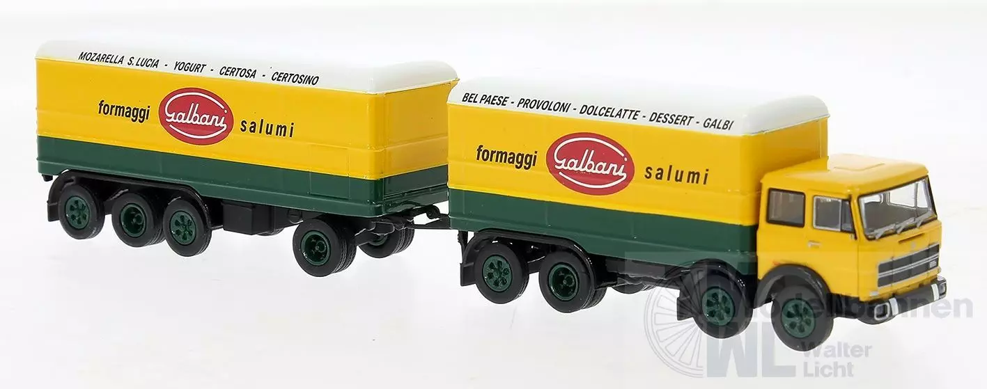 Brekina 58542 - Fiat 691 Kofferzug Galbani H0 1:87