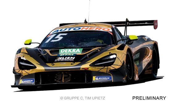 Carrera 31028 - McLaren 720S GT3 JP-Motorsport, No.15, DTM Digital 132