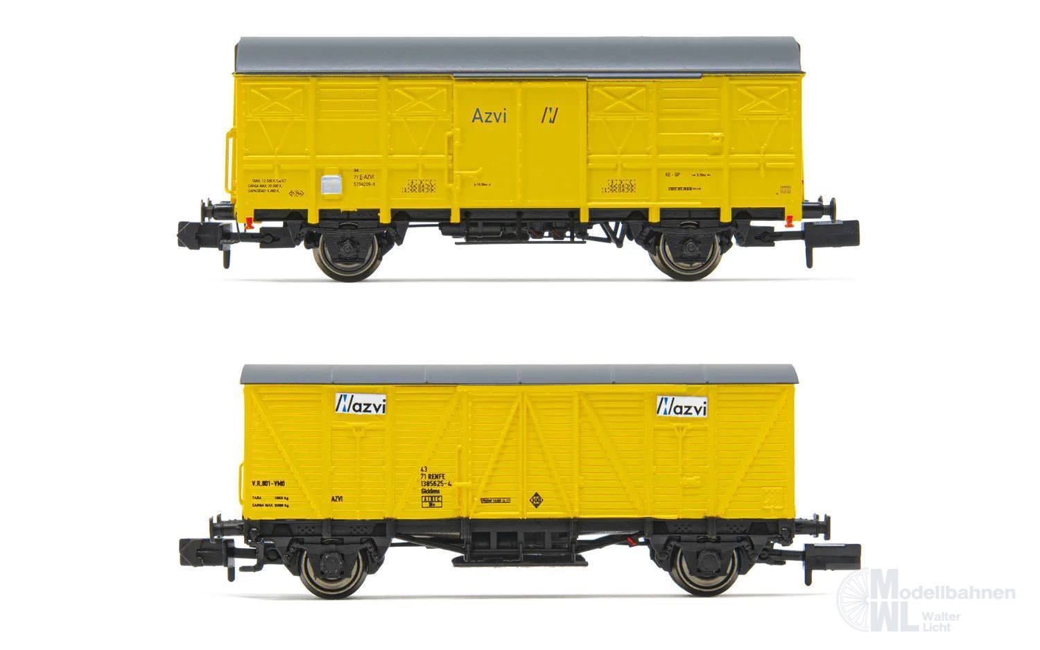 Arnold 6517 - Güterwagen Set AZVI Ep.V/VI 2.tlg. N 1:160