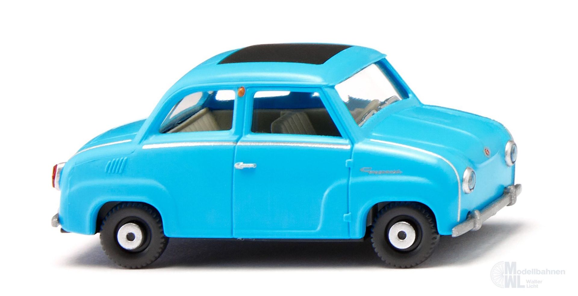 Wiking 018498 - Glas Goggomobil - eisblau H0 1:87