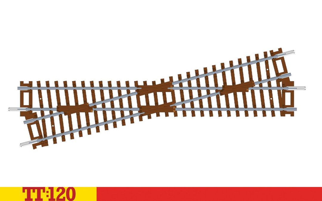 HORNBY TT TT8018 - Kreuzung rechts hand / Diamond Crossing Right Hand TT 1:120