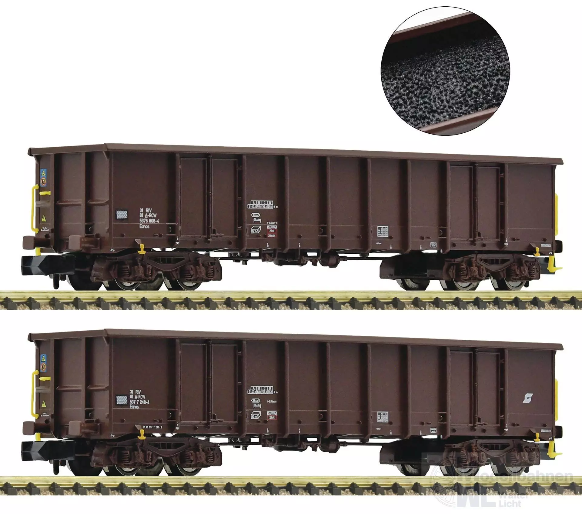 Fleischmann 6660020 - Güterwagen Set ÖBB Ep.VI Eanos 4.tlg. N 1:160