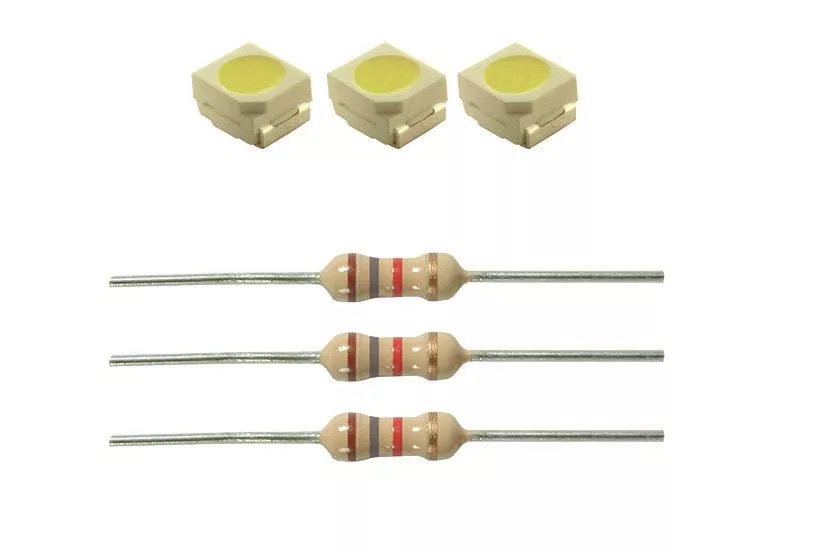 Viessmann 3556 - LED weiß 2,9 x 3,5 mm 3 Stück