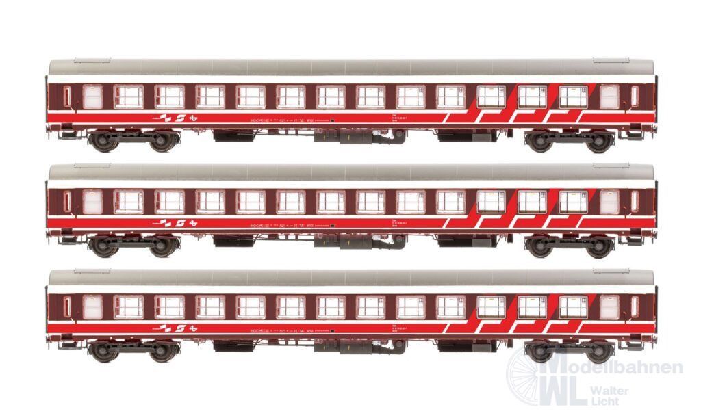 Jägerndorfer Modellbahn 61403 - RoLa Begleitwagen Set ÖBB Ep.IV 3.tlg. N 1:160