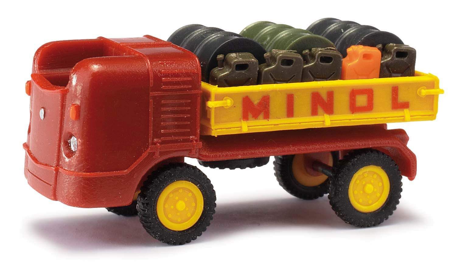 Melhose 210008501 - Multicar M21 mit Fassladung Minol H0 1:87