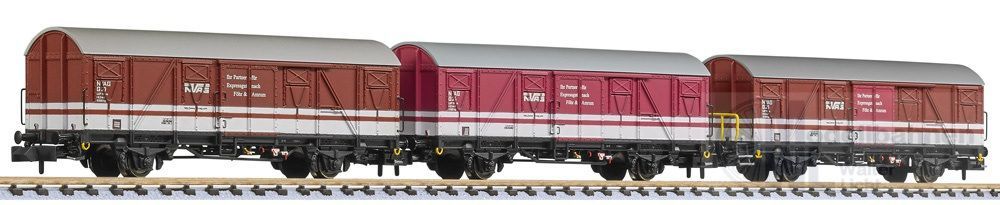 Liliput 260153 - Güterwagen Set NVAG Ep.V 3.tlg. N 1:160