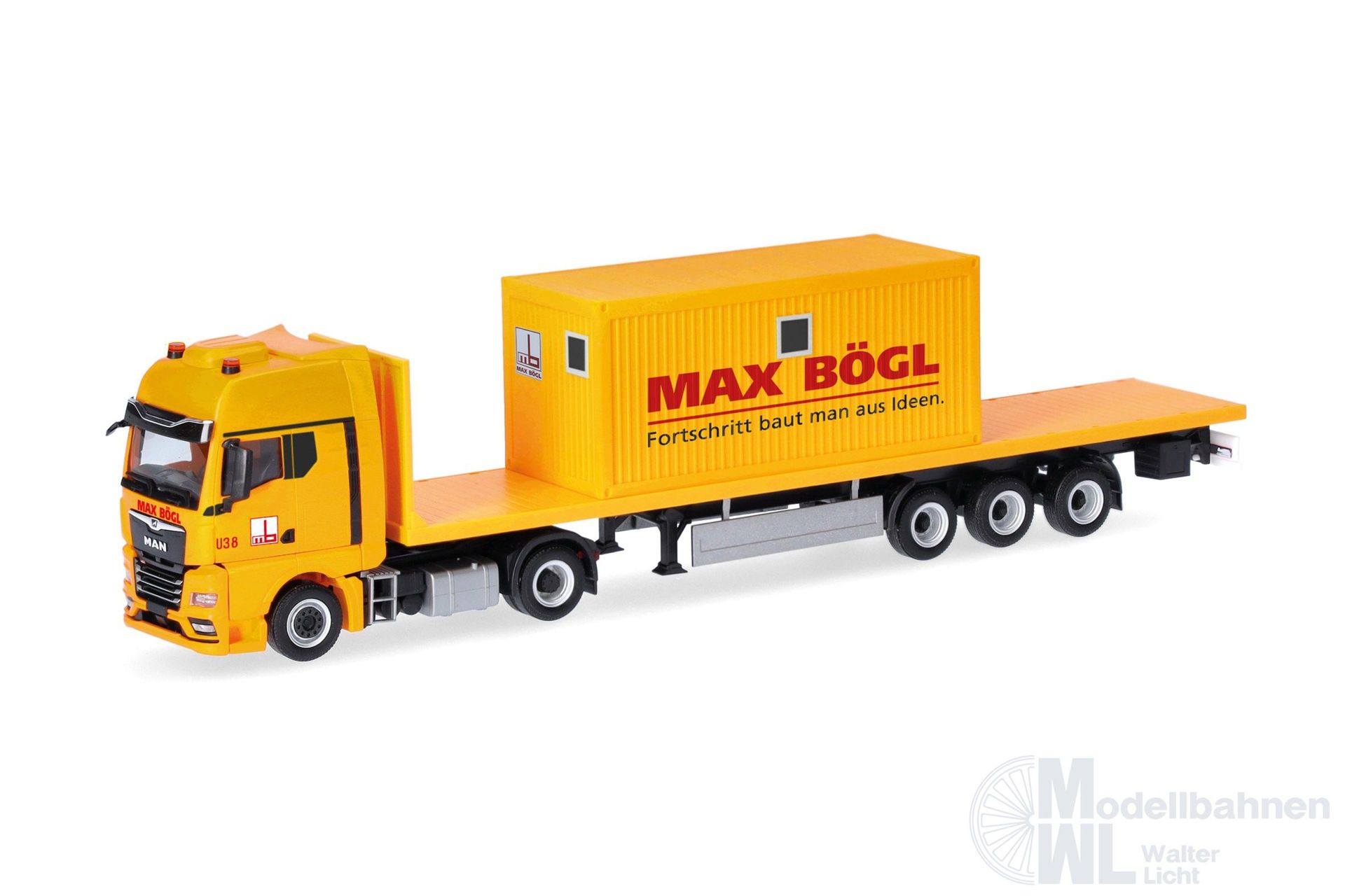 Herpa 318556 - MAN TGX GX FlachbettSz Bögl H0 1:87