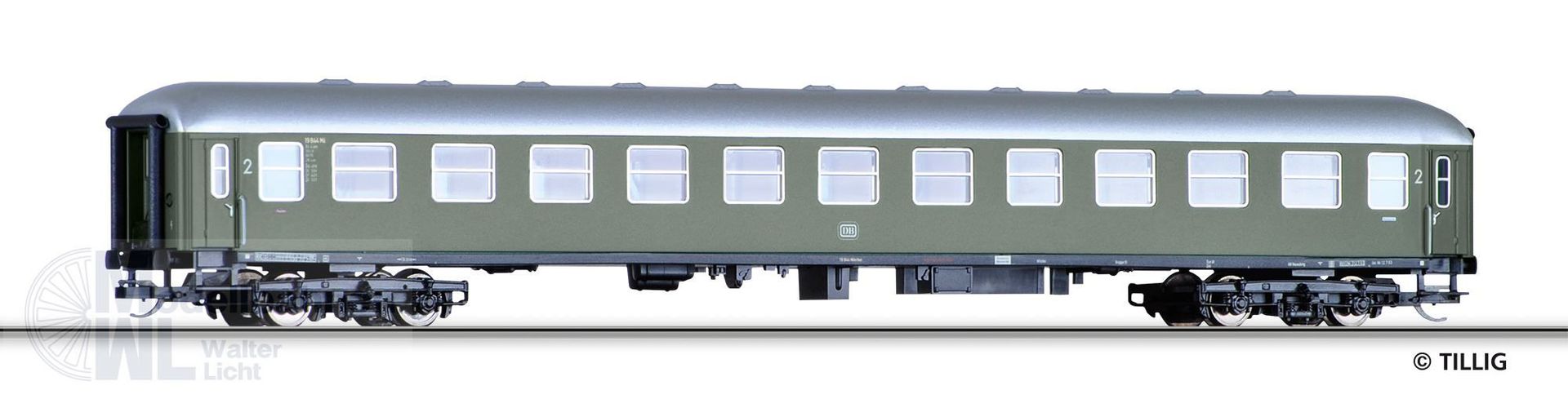 Tillig 16588 - Liegewagen DB Ep.III TT 1:120