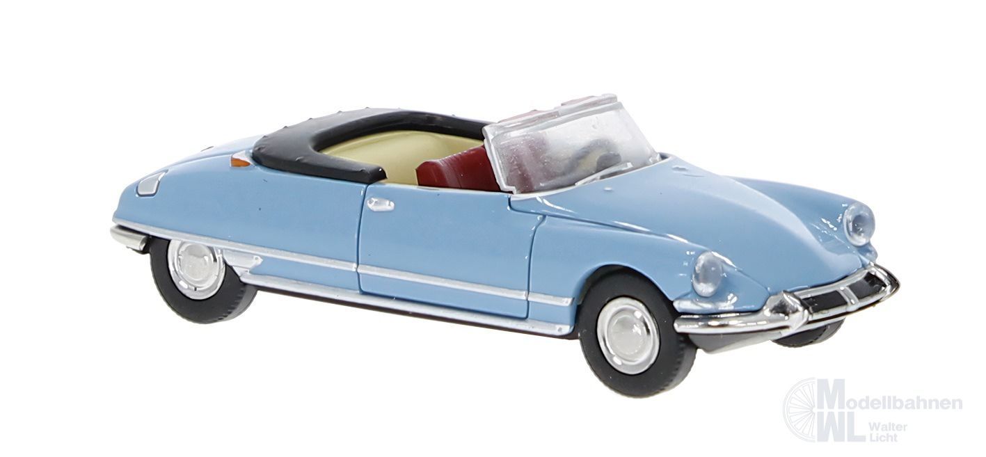 Brekina 14227 - Citroen DS offenes Cabrio Chapron pastellblau H0 1:87