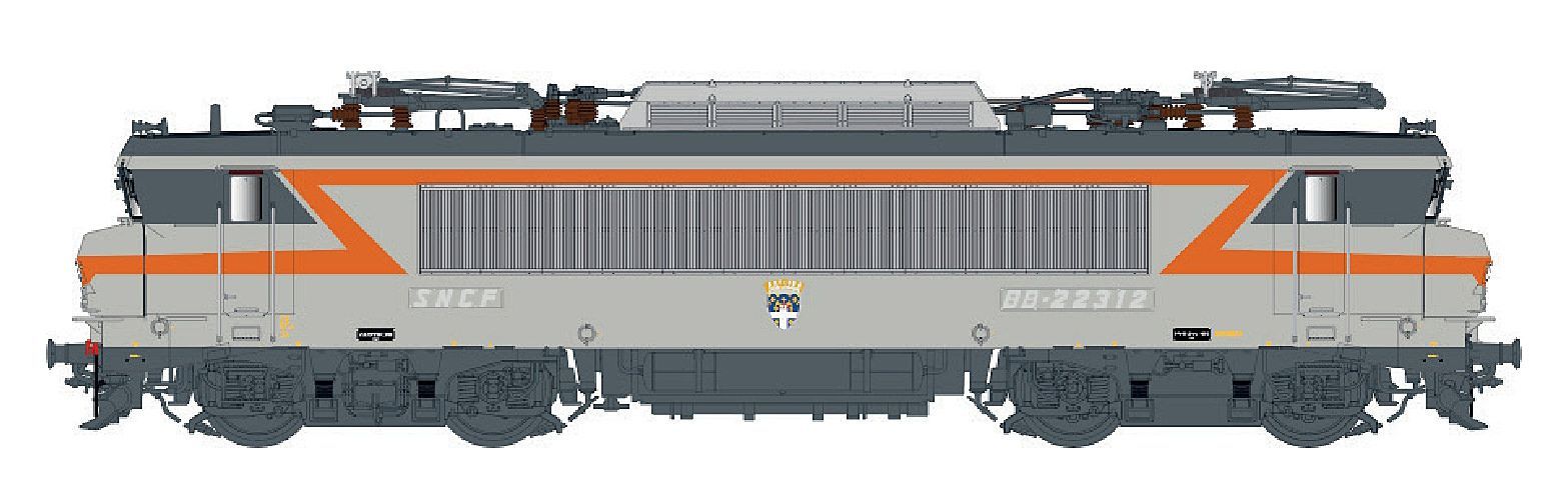 LS Models 11559 - E-Lok BB 22312 SNCF Ep.IV beton H0/WS